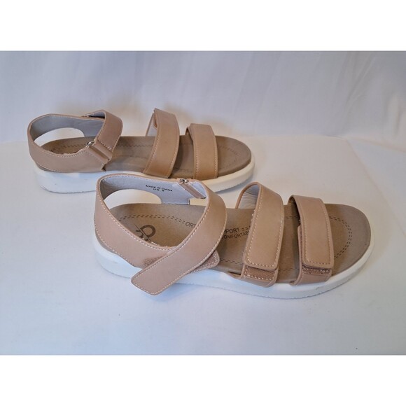 Ortorex Orthotic Sandals Comfort Orthopedic Absorbent Slip Resistant Tan Size 9 - Picture 8 of 9